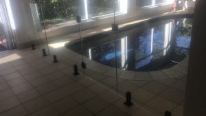 Indoor Glass Pool fencing Installation