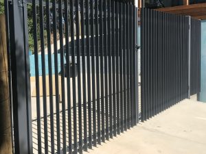 Blade Style Steel Tube Driveway Gates in Skye Reliance Fencing in Adelaide by Reliance Fencing Adelaide