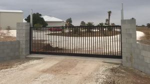 Large Sliding Gate by Reliance Fencing Adelaide