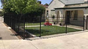 3 Rail Steel Front Fence Adelaide